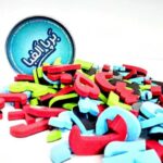 حروف مغناطيسي الفبای 95 قطعه برپا