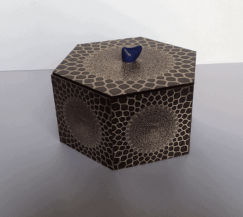 شکلات خوری شش ضلعی ارتفاع 6 سانت گندمستان - Image 2