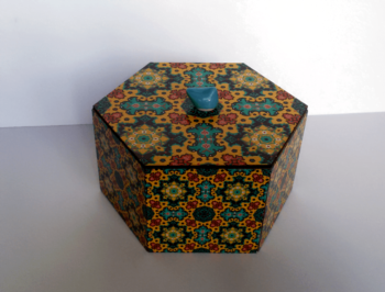 شکلات خوری شش ضلعی ارتفاع 6 سانت گندمستان