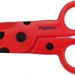 قیچی کودک پنتر/ سری جنگل کد S 105 ( مدل کفشدوزک)