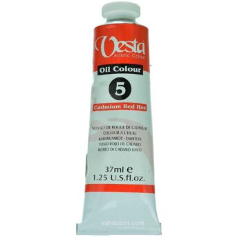 رنگ روغن وستا Cadmium Red Hue 5 حجم 37 میلی لیتر