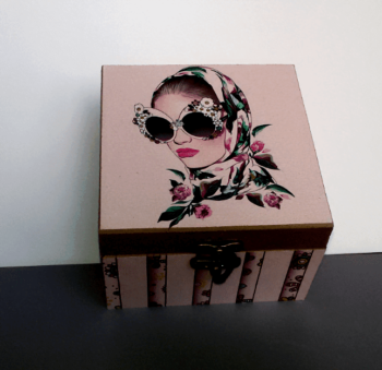 جعبه چوبی دور چاپ 12*12 گندمستان