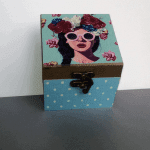 جعبه چوبی دور چاپ 9*9 گندمستان