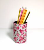 جا قلمی گرد کوچک پارچوب