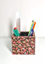 جا قلمی مستطیلی بزرگ پارچوب