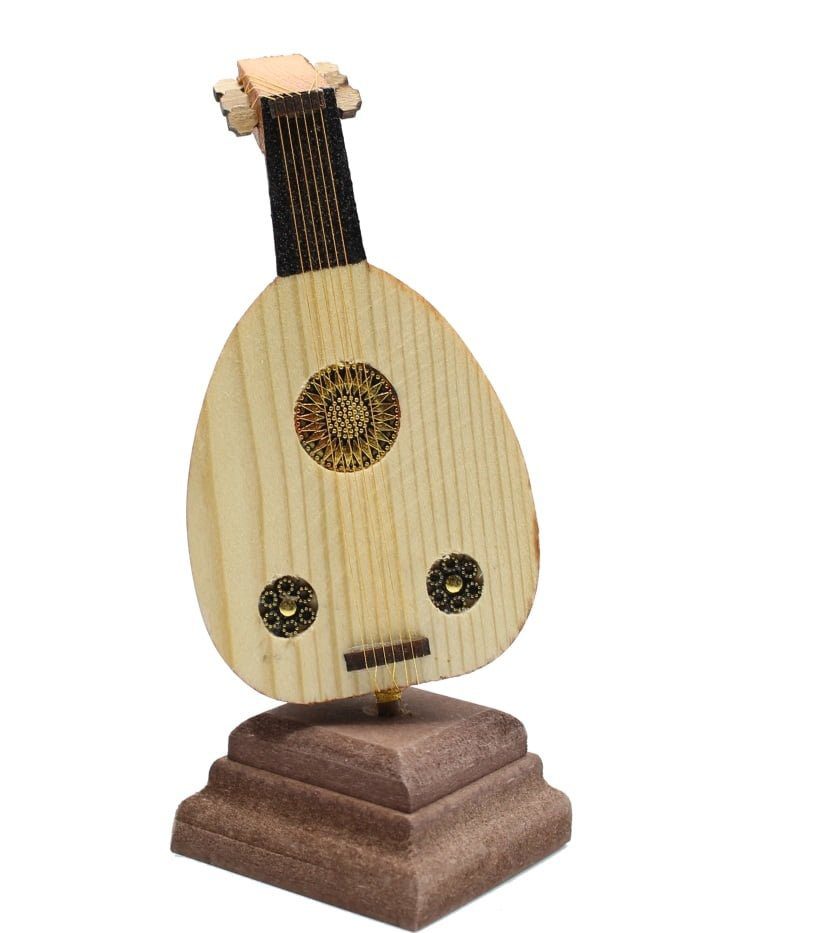 ماکت-دست-ساز-چوبی-عود109 ماکت دکوری ساز عود - Image 1