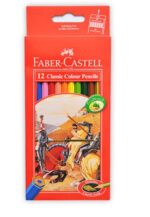 مداد رنگی کلاسیک 12 رنگ جلد مقوایی فابر کاستل