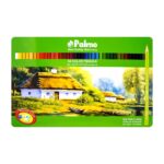 مداد رنگی 36 رنگ جلد فلزی پالمو