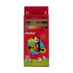 مداد رنگی 24 رنگ جلد مقوایی پنتر