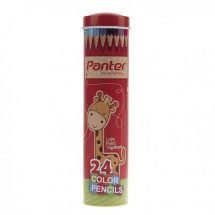 مداد رنگی 24 رنگ جلد فلزی لوله ای پنتر