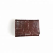 کیف جیبی چرمی مدل سنگی قهوه ای کد 381