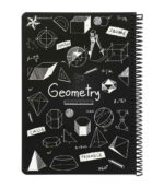 دفتر فرمول 100 برگ وزیری سیمی Geometry پونیکس