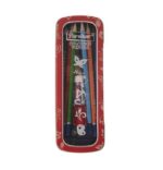 مداد رنگی 12 رنگ جعبه فلزی درب طلقی پارسی کار