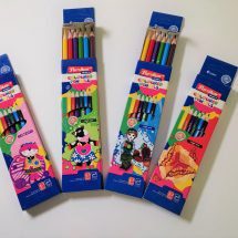 مداد رنگی 6 رنگ جلد مقوایی پارسی کار