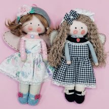 عروسک فرشته توپولی دو کاج