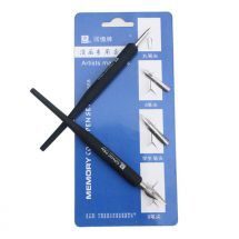 ست قلم فلزی کالیگرافی با ۴ نوک مختلف مدل CP-568