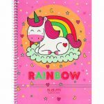 دفتر زبان انگلیسی 100 برگ سیمی SAM