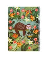 دفتر مشق وزیری 100 برگ فانتزی سیمی SAM