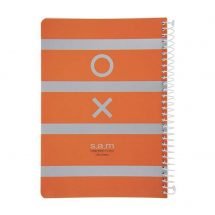 دفتر مشق وزیری 100 برگ کلاسیک سیمی SAM