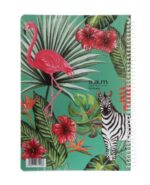 دفتر مشق وزیری 100 برگ کلاسیک سیمی SAM