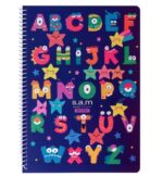 دفتر زبان انگلیسی 60 برگ سیمی SAM