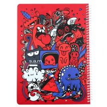 دفتر مشق وزیری 200 برگ سیمی SAM