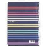 دفتر مشق وزیری پرفژدار (دیوایدر دار) 100 برگ سیمی SAM