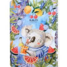 دفتر نقاشی وزیری 40 برگ سیمی SAM