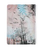 دفتر مشق وزیری پرفژدار (دیوایدر دار) 100 برگ سیمی SAM