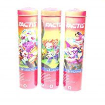 مداد رنگی 24 رنگ جلد فلزی استوانه ای فکتیس