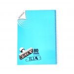 دفتر مشق 80 برگ سیمی الوان ILIA کد 95