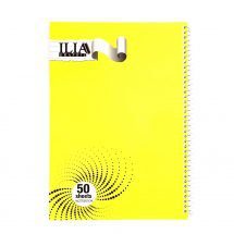 دفتر مشق 50 برگ سیمی الوان ILIA کد 70