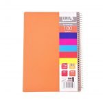 دفتر مشق 100 برگ سیمی طلقی متالیک ILIA کد 127