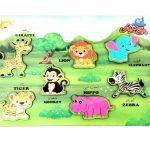 چی چینک جورچین چوبی حیوانات