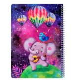 دفتر نقاشی وزیری 40 برگ سیمی SAM