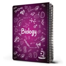 دفتر فرمول 100 برگ رحلی جلد سخت Biology پونیکس