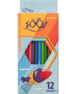 مداد رنگی 12 رنگ جلد مقوایی لووکی