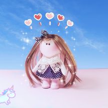 عروسک روسی ghela مدل دختربچه