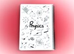 دفتر فرمول 100 برگ رحلی جلد طلقی Physics پونیکس