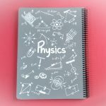 دفتر فرمول 100 برگ رحلی جلد طلقی Physics پونیکس