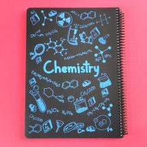 دفتر فرمول 100 برگ رحلی جلد طلقی Chemistry پونیکس