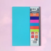 دفتر زبان انگلیسی 50 برگ سیمی ILIA