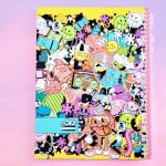 دفتر رحلی 100 برگ سیمی فانتزی برکه