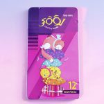 مداد رنگی 12 رنگ جلد فلزی لووکی