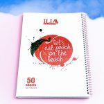 دفتر مشق 50 برگ سیمی مجلد کلاسیک پرسی ILIA کد 74