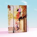 دفتر مشق وزیری 200 برگ سیمی سلفونی دوکا