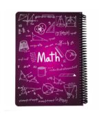 دفتر فرمول 100 برگ رحلی جلد سخت Math پونیکس