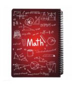 دفتر فرمول 100 برگ رحلی جلد سخت Math پونیکس