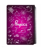 دفتر فرمول100 برگ رحلی جلد سخت Physics پونیکس