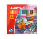 پاستل پلاستیکی 12 رنگ بلند البرز